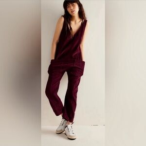 NWT We The Free High Roller Cord Jumpsuit -Size Small